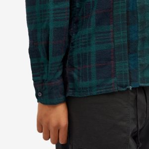 Needles 7 Cuts Over Dye Flannel Shirt