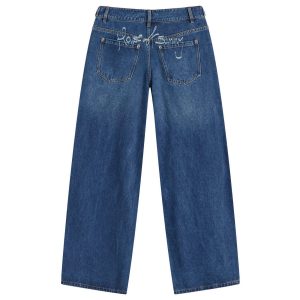 House Of Sunny Wide Leg Denim Jeans