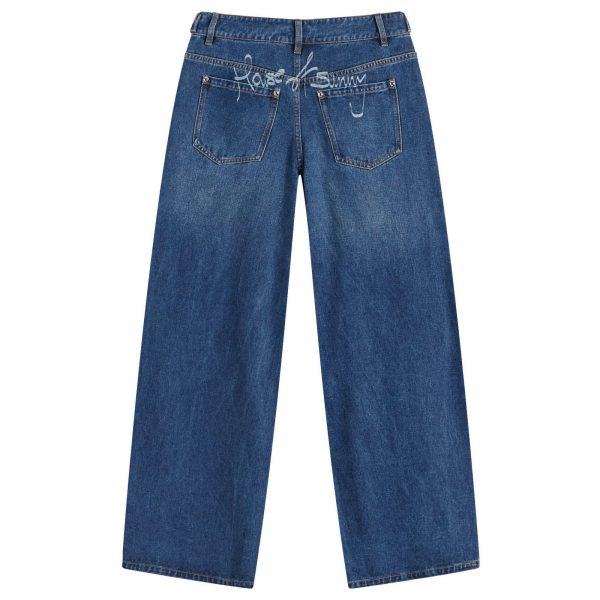 House Of Sunny Wide Leg Denim Jeans