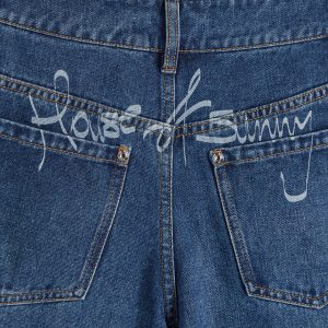 House Of Sunny Wide Leg Denim Jeans