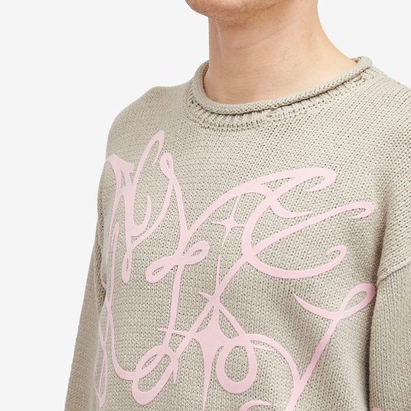 Acne Studios Kawii Cyber Logo Jumper