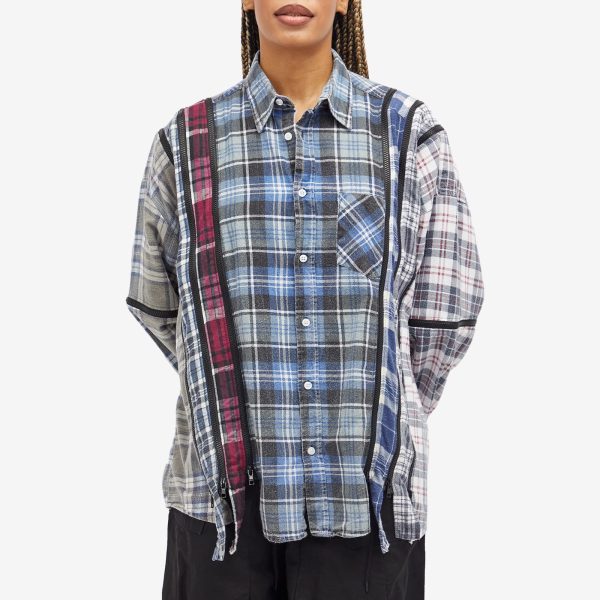 Needles 7 Cuts Wide Flannel Shirt