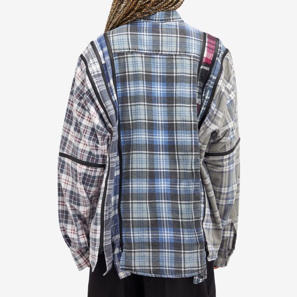 Needles 7 Cuts Wide Flannel Shirt