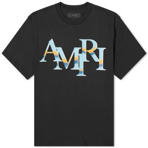 AMIRI Chrome Staggered Logo T-Shirt