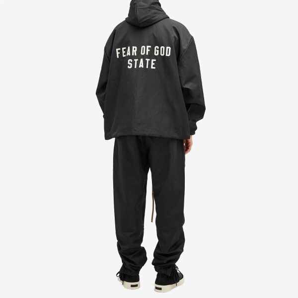 Fear of God ESSENTIALS Textured Nylon Hooded Coach Jacket