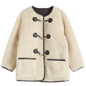 DUNST Buckled Shearling Jacket