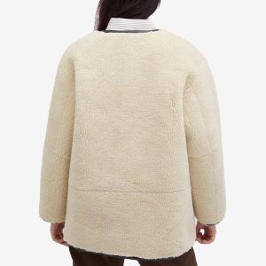 DUNST Buckled Shearling Jacket