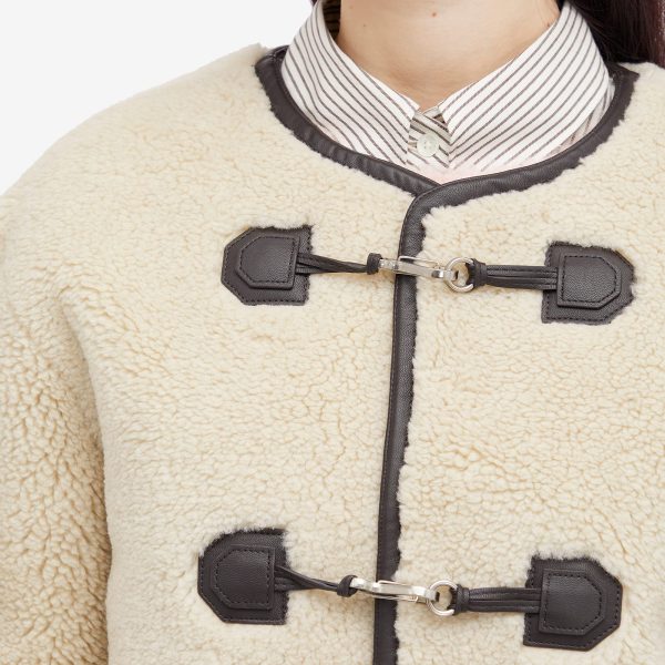 DUNST Buckled Shearling Jacket