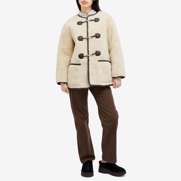 DUNST Buckled Shearling Jacket