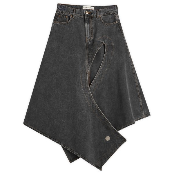 Y/Project Evergreen Cut Out Denim Skirt