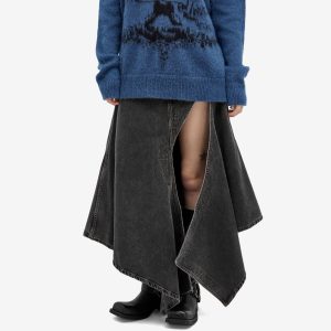 Y/Project Evergreen Cut Out Denim Skirt