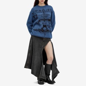 Y/Project Evergreen Cut Out Denim Skirt