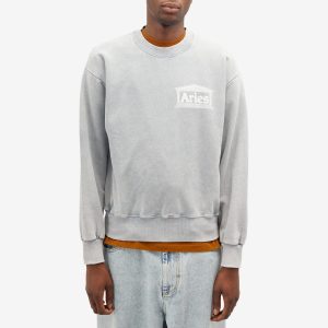 Aries Aged Temple Crew Sweatshirt