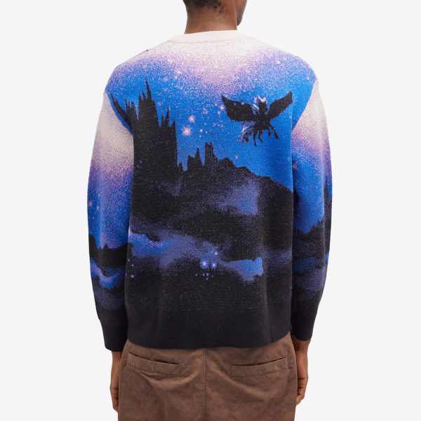 Aries Pegasus Crew Knit Sweatshirt