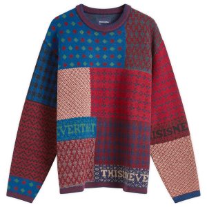 THISISNEVERTHAT Patchwork Crew Knit