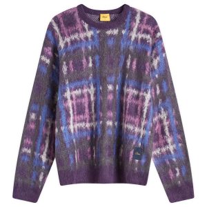 Dime Plaid Mohair Jumper