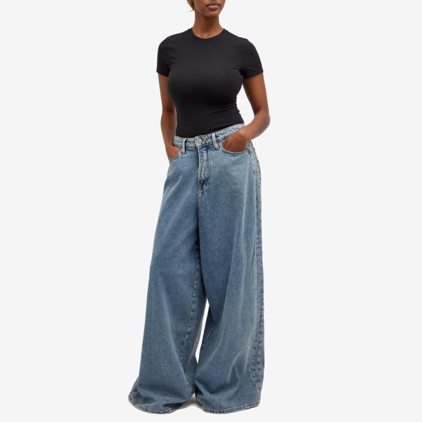 Good American Paneled Wide Leg