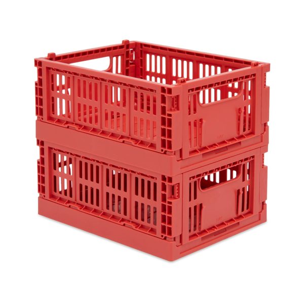 HAY Mini Recycled Colour Crate - Set of 2