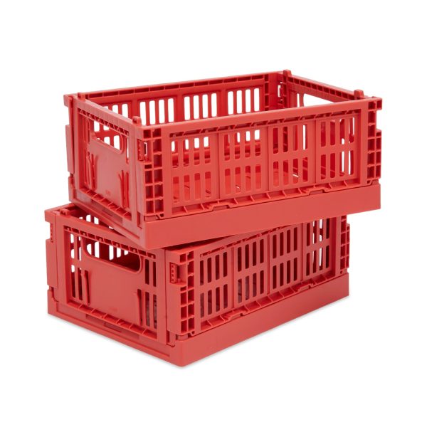 HAY Mini Recycled Colour Crate - Set of 2