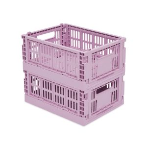 HAY Mini Recycled Colour Crate - Set of 2