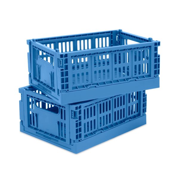 HAY Mini Recycled Colour Crate - Set of 2