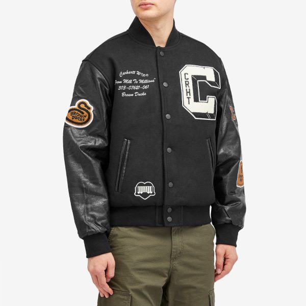 Carhartt WIP Brown Ducks Bomber Jacket