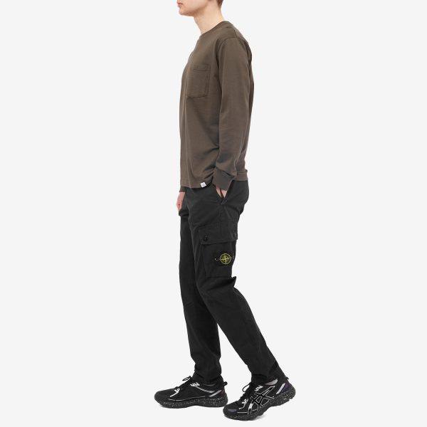 Stone Island Brushed Cotton Canvas Cargo Pant