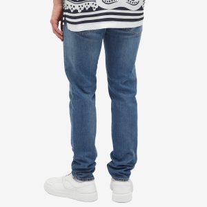 Dolce & Gabbana Plate Straight Fit Denim Jeans