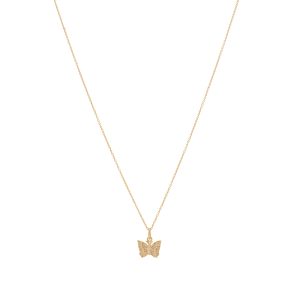 Needles Gold Plated Pendant Necklace