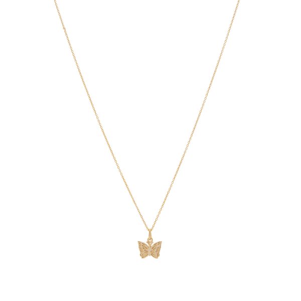 Needles Gold Plated Pendant Necklace