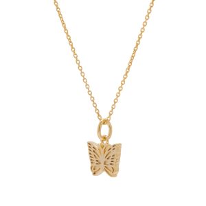 Needles Gold Plated Pendant Necklace