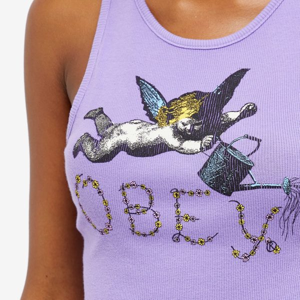 Obey Watering Can Cherub Fitted Rib Tank
