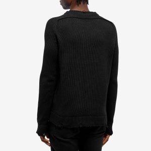 Saint Laurent Distressed Crew Knit