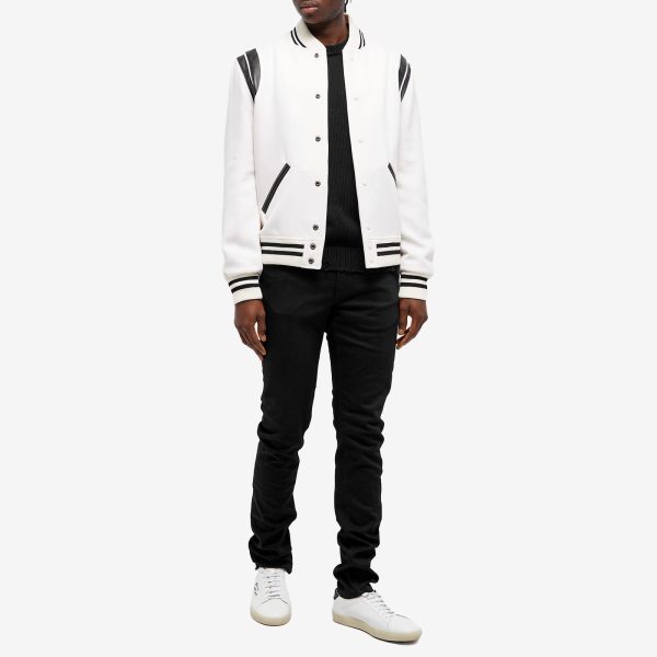 Saint Laurent Distressed Crew Knit