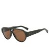 Bottega Veneta Bold Triangle Stud Sunglasses