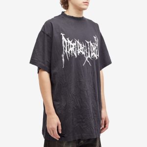 Balenciaga Metal Logo Oversized T-Shirt