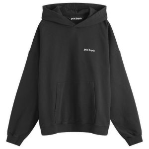 Palm Angels Classic Logo Embroidered Popover Hoodie