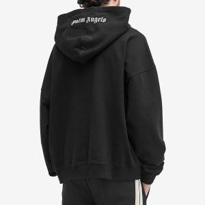 Palm Angels Classic Logo Embroidered Popover Hoodie