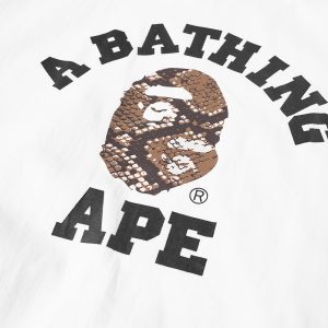 A Bathing Ape BAPE Snake College T-Shirt