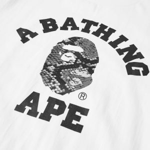 A Bathing Ape BAPE Snake College T-Shirt