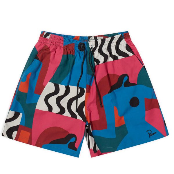 By Parra Distorted Water Swim Shorts