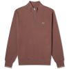 Fred Perry Half Zip Crew Sweater