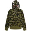 A Bathing Ape 1St Camo Shark Full Zip Hoodie