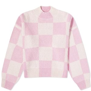 Stine Goya Adonis Checkerboard Knitted Jumper