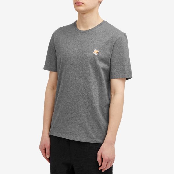 Maison Kitsune Fox Head Patch Regular T-Shirt