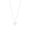 Human Made Heart Silver Necklace