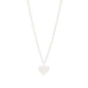 Human Made Heart Silver Necklace