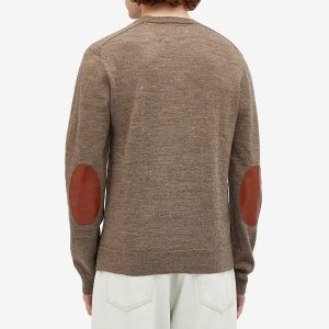 Maison Margiela Elbow Patch Crew Neck Jumper