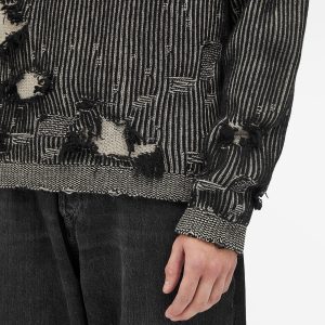 MM6 Maison Margiela Distressed Rib Jumper