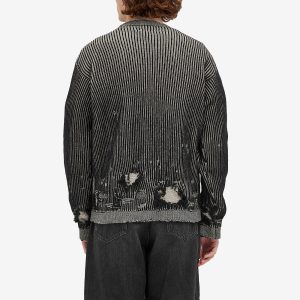 MM6 Maison Margiela Distressed Rib Jumper